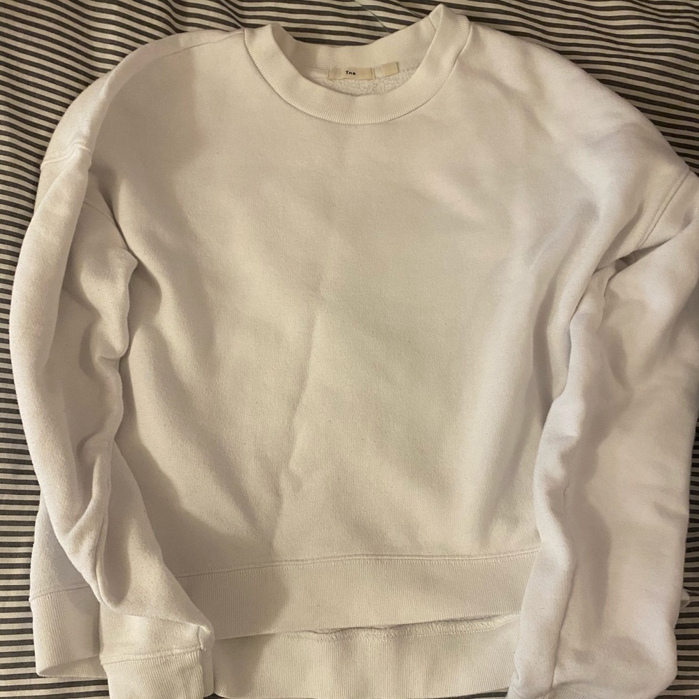 White aritzia crewneck
